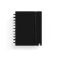 Cuaderno carchivo ingeniox foam a4 80h cuadricula negro