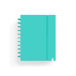 Cuaderno carchivo ingeniox foam a4 80h cuadricula menta pastel