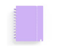 Cuaderno carchivo ingeniox foam A4 80H cuadricula malva pastel