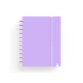 Cuaderno carchivo ingeniox foam a4 80h cuadricula malva pastel