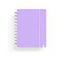 Cuaderno carchivo ingeniox foam a4 80h cuadricula malva pastel