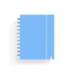 Cuaderno carchivo ingeniox foam a4 80h cuadricula azul pastel