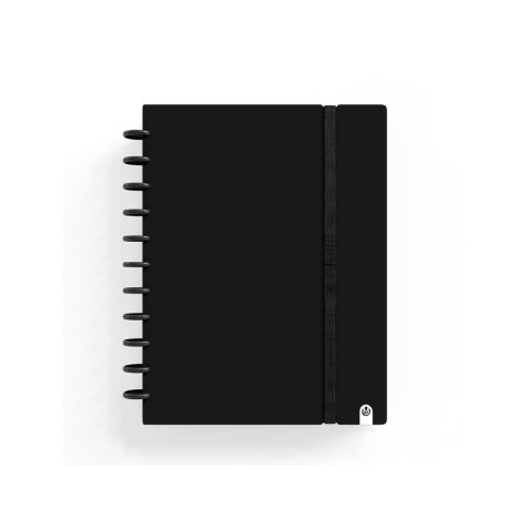 Cuaderno carchivo ingeniox foam a5 80h cuadricula negro