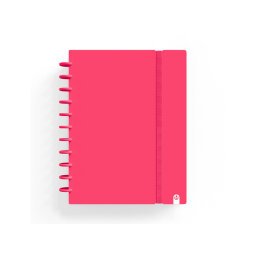 Cuaderno carchivo ingeniox foam a5 80h cuadricula rojo