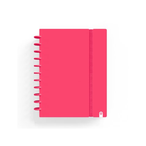 Cuaderno carchivo ingeniox foam a5 80h cuadricula rojo