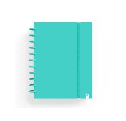 Cuaderno carchivo ingeniox foam A5 80H cuadricula menta pastel