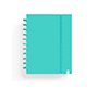 Cuaderno carchivo ingeniox foam A5 80H cuadricula menta pastel