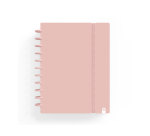 Cuaderno carchivo ingeniox foam A5 80H cuadricula rosa pastel
