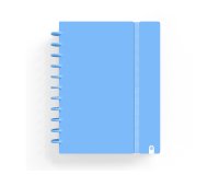 Cuaderno carchivo ingeniox foam A5 80h cuadricula azul pastel