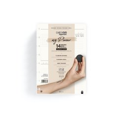 Recambio carchivo ingeniox planner a5 perpetuo 14 meses 144 paginas