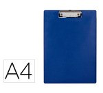 Portanotas q-connect plastico 50% reciclado din a4 azul grosor 2,1 mm