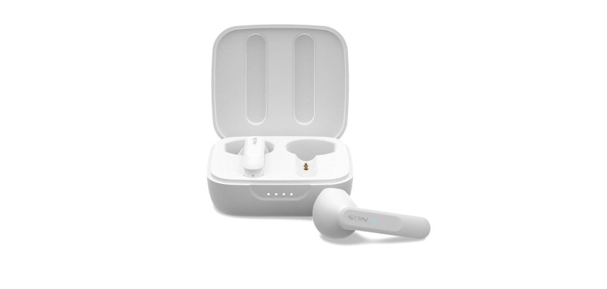 Auricular ngs artica move inalambrico bluetooth 5.3 true wireless stereo con estuche de carga color blanco