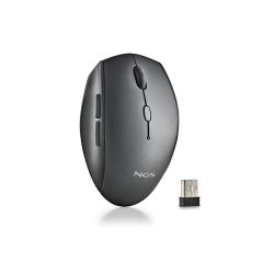 Raton ngs bee 800/1200/1600 dpi inalambrico 5 botones receptor usb-a 2,4 ghz color negro