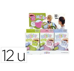 Expositor sobremesa sello marcador de ropa marky infantil 12 unidades 3 colores surtidos