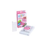Sello marcador de ropa marky infantil rosa incluye tinta kit de etiquetas y cinta termoadhesiva