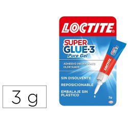 Pegamento loctite 3 gr adhesivo instantaneo gel reposicionable