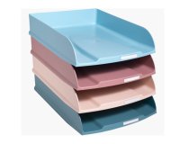 Bandejas de correo Skandi - 346x255x243 mm, A4+ - Colores surtidos