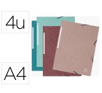 Carpetas con gomas 3 solapas en Cartulina lustrada Skandi - 24x32 cm, A4