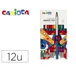 Lapices de colores carioca plus 4.0 caja de 12 unidades colores surtidos