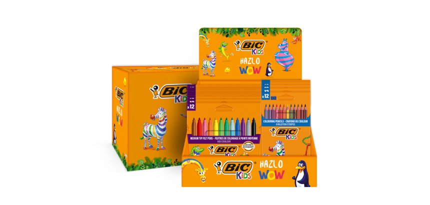 Expositor sobremesa bic kids