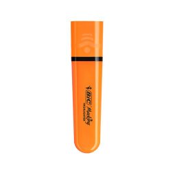 Rotulador bic flat fluorescente naranja neon caja de 12 unidades