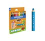 Lapices de colores bic multisuperficies triangulares mina borrable caja de 10 unidades colores surtidos +
