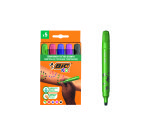 Rotulador bic kids tattoo sello caja de 5 unidades colores surtidos