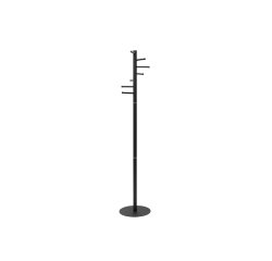 Perchero maul caurus 7 colgadores color negro 350x350x1770 mm