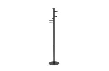 Perchero maulcaurus 7 colgadores color negro 350x350x1770 mm