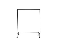 Perchero rocada maullimbo caballete extensible con ruedas color negro 1270x505x1570 mm