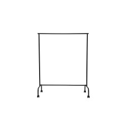 Perchero rocada maullimbo caballete extensible con ruedas color negro 1270x505x1570 mm