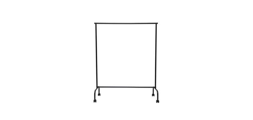 Perchero maullimbo caballete extensible con ruedas color negro 1270x505x1570 mm