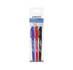 Rotulador tombow mono twin permanente doble punta fina y gruesa color negro