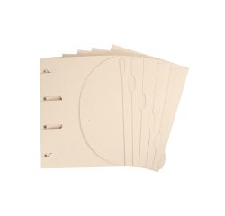 Carpeta para archivador djois smartfolder tree-free din a4 tres solapas y cierre de velcro 225 gr