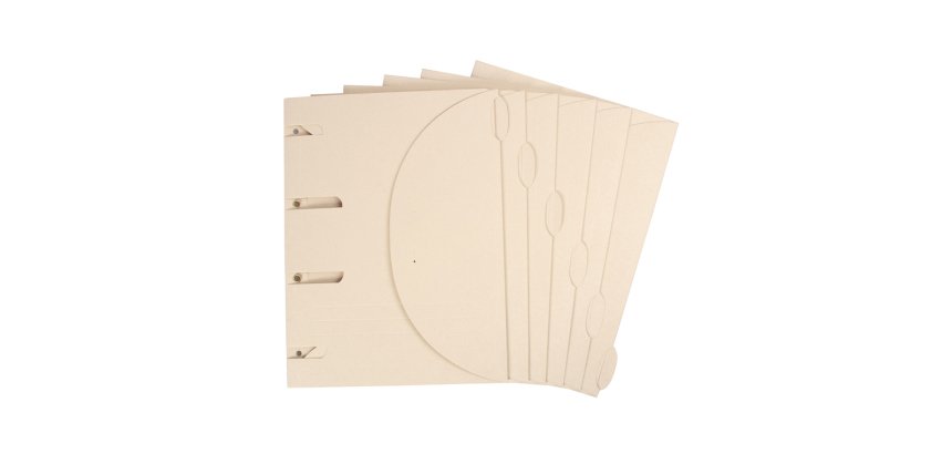 Carpeta para archivador djois smartfolder tree-free din a4 tres solapas y cierre de velcro 225 gr pack 10 uds