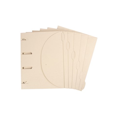 Carpeta para archivador tarifold smartfolder tree-free din a4 tres solapas y cierre de velcro 225 gr