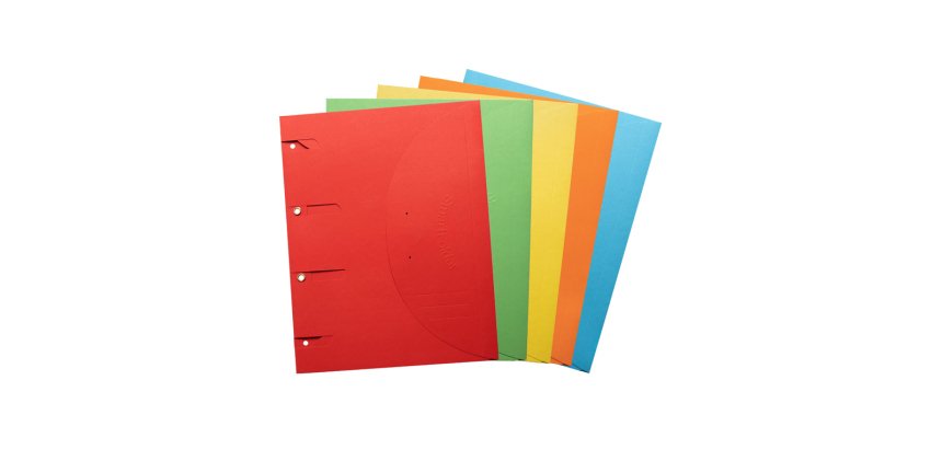 Carpeta para archivador Djois Smartfolder Blue Angel A4 tres solapas y cierre de velcro carton 225 g