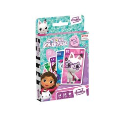 Baraja de cartas shuffle infantil gabby's dollhouse