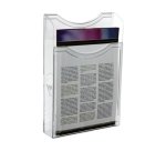 Expositor mural archivo 2000 din a4 vertical 1 compartimento cristal transparente 300x235x35 mm