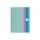 Cuaderno espiral miquelrius din a4 120 hojas 70 gr cuadro 5 mm tapa polipropileno aurora santorini