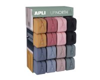 Bolso escolar portatodo apli up north silicona colores surtidos 75x185x55 mm