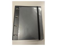 Carpeta con recambio pardo polipropileno foam personalizable 4 anillas 35 mm negro