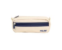Bolso escolar portatodo milan serie 1918 2 cremalleras color beige 210x85x61 mm