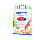 Rotulador giotto turbo maxi fluo caja de 8 unidades colores surtidos
