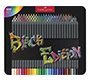Lapices de colores faber castell black edition caja metalica de 100 unidades colores surtidos
