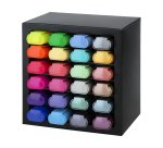 Rotulador faber castell fluorescente textliner 46 set escritorio de 24 unidades colores surtidos