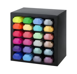 Rotulador faber castell fluorescente textliner 46 set escritorio de 24 unidades colores surtidos