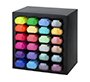 Rotulador faber castell fluorescente textliner 46 set escritorio de 24 unidades colores surtidos
