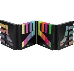 Rotulador faber castell fluorescente textliner 46 set escritorio de 16 unidades colores surtidos