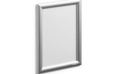 Expositor mural durable din a3 marco aluminio 460x340x24 mm